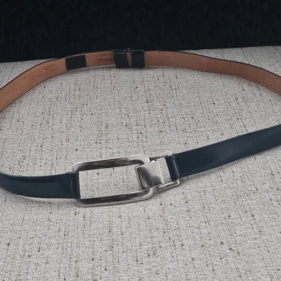 Worth Women Belt Black Genuine Leather Waistband Size M Adjustable main image 12